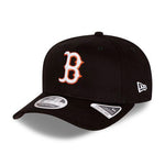 New Era MLB Boston Red Sox 9Fifty Stretch Snap Snapback Black Neon White Sort Hvid 60112598