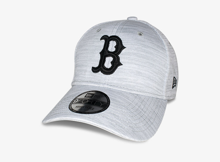New Era MLB Boston Red Sox Engineered 9Forty Adjustable Justerbar Black White Sort Hvid