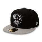 New Era NBA Brooklyn Nets 59Fifty Essential Fitted Black Grey Sort Grå 10862335