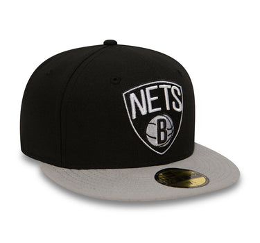 New Era NBA Brooklyn Nets 59Fifty Essential Fitted Black Grey Sort Grå 10862335