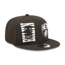 New Era Brooklyn Nets 9Fifty NBA22 Draft Snapback Black Sort 60243238