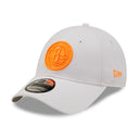 New Era NBA Brooklyn Nets 9Forty Neon Pack Adjustable Justerbar Cream Orange Beige 60240459 