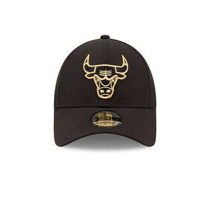 New Era NBA Chicago Bulls 9Forty Gold Logo Snapback Black Sort 60184697