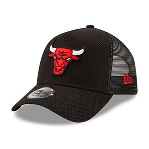 New Era NBA Chicago Bulls Base A Frame Trucker Snapback Black Sort 60184744