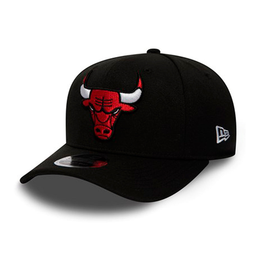 New Era NBA Chicago Bulls Stretch Snap 9Fifty Snapback Black Red Sort Rød