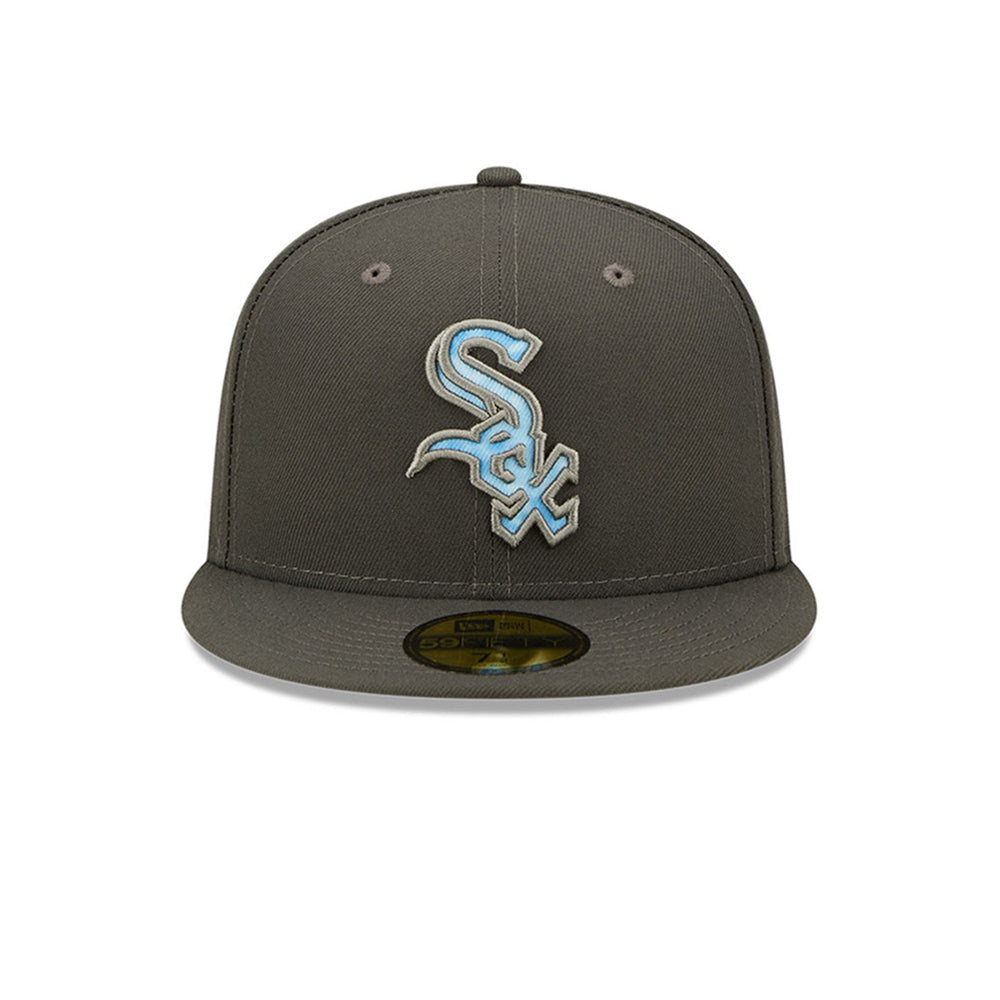 New Era Chicago White Sox 59Fifty Fathers Day Fitted Graphite Grey Blue Grå Blå 60234163