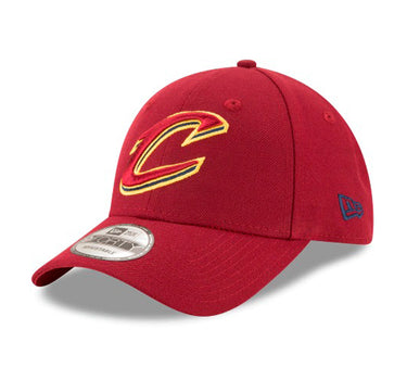 New Era NBA Cleveland Cavaliers 9Forty The League Adjustable Velcro Justerbar Maroon Rød 11486916 