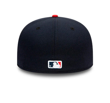 New Era MLB Cleveland Guardians 59Fifty Authentic Fitted Navy Red Blå Rød 12593083 