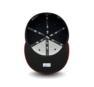 New Era MLB Cleveland Guardians 59Fifty Authentic Fitted Navy Red Blå Rød 12593083 