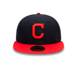 New Era MLB Cleveland Guardians 59Fifty Authentic Fitted Navy Red Blå Rød 12593083 