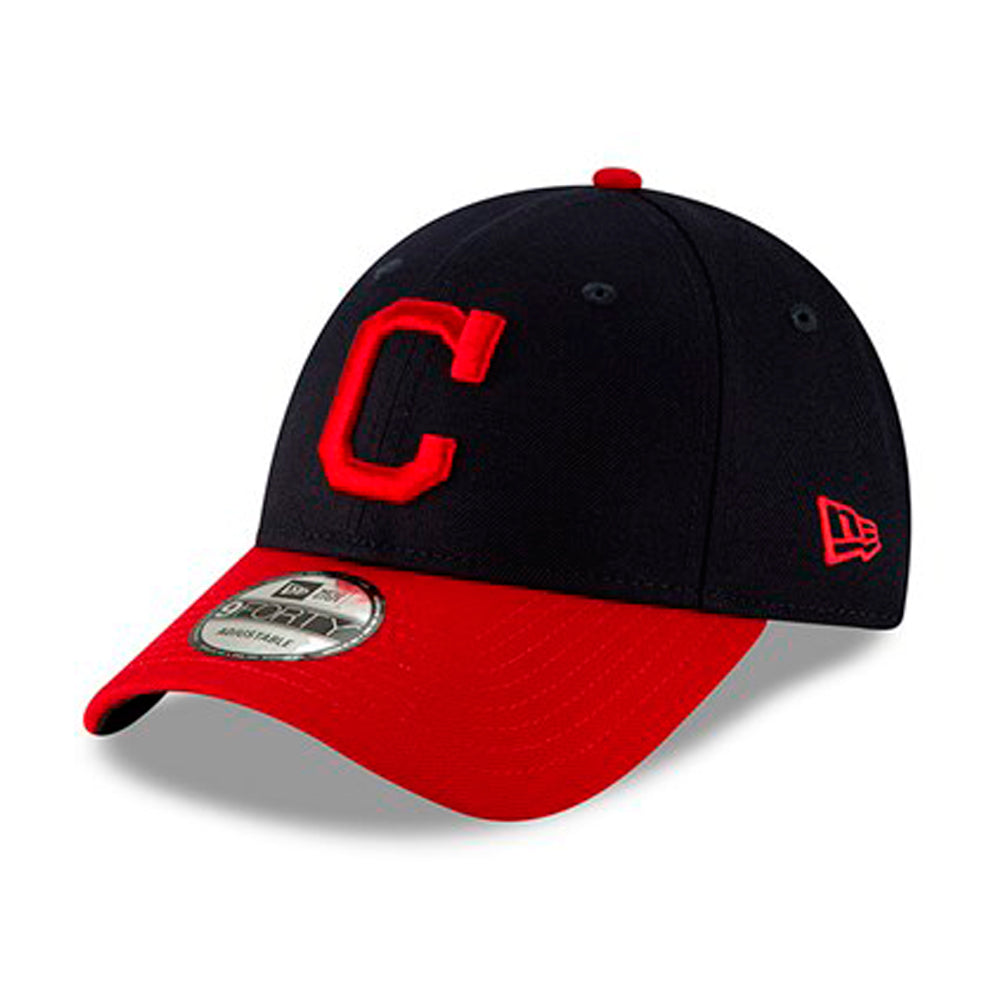 New Era MLB Cleveland Indians 9Forty The League Adjustable Velcro Justerbar Navy Red Blå Rød 11927492