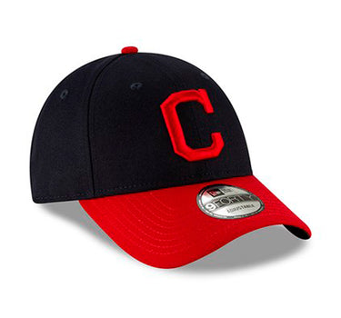 New Era MLB Cleveland Indians 9Forty The League Adjustable Velcro Justerbar Navy Red Blå Rød 11927492