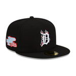 New Era MLB Detroit Tigers 59Fifty Team Fire Fitted Black Sort 60224666