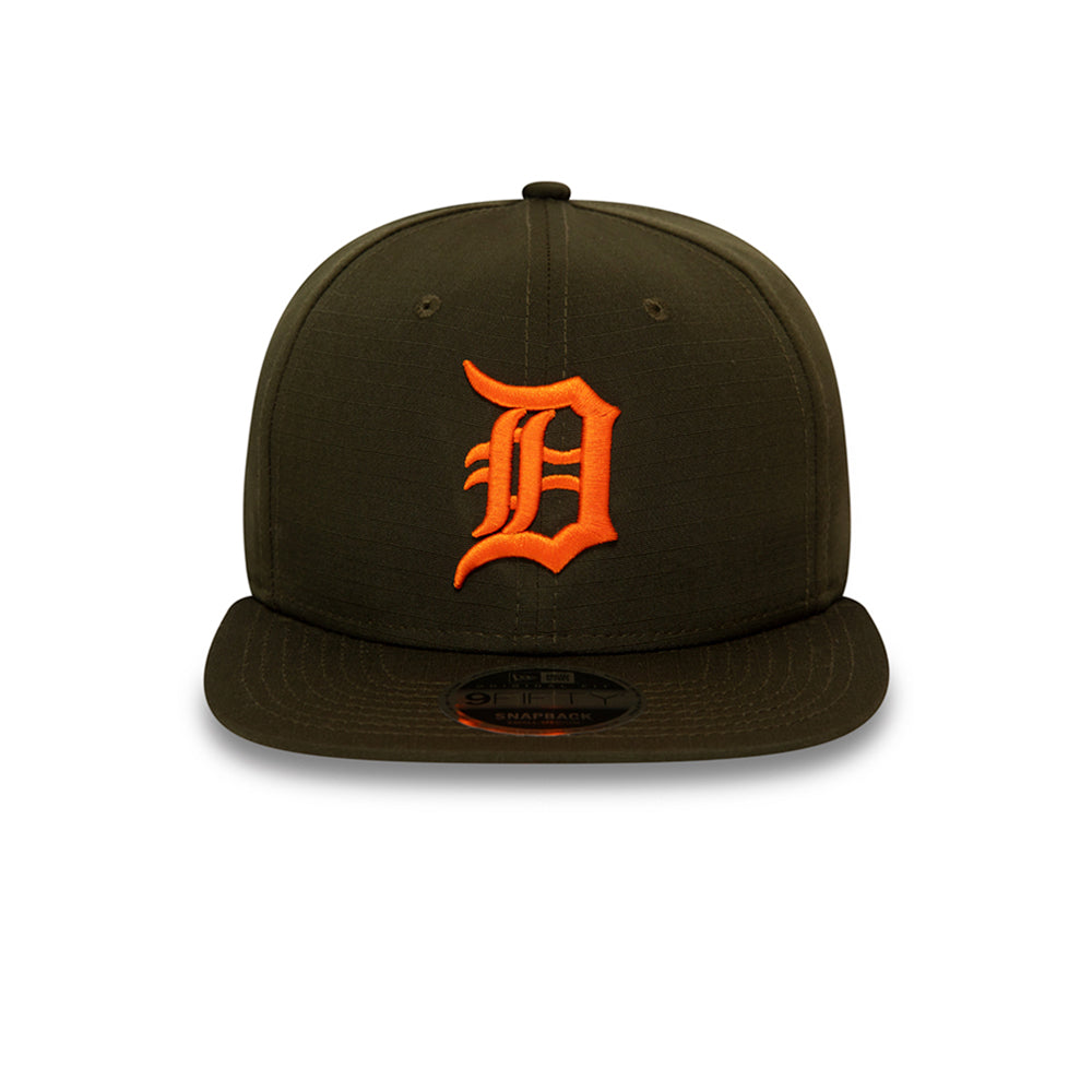 New Era MLB Detroit Tigers 9Fifty Utility Snapback Olive Orange Grøn Orange 12134828