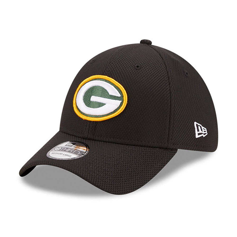 New Era MLB Green Bay Packers 39Thirty Diamond Era Flexfit Black Sort 60240420