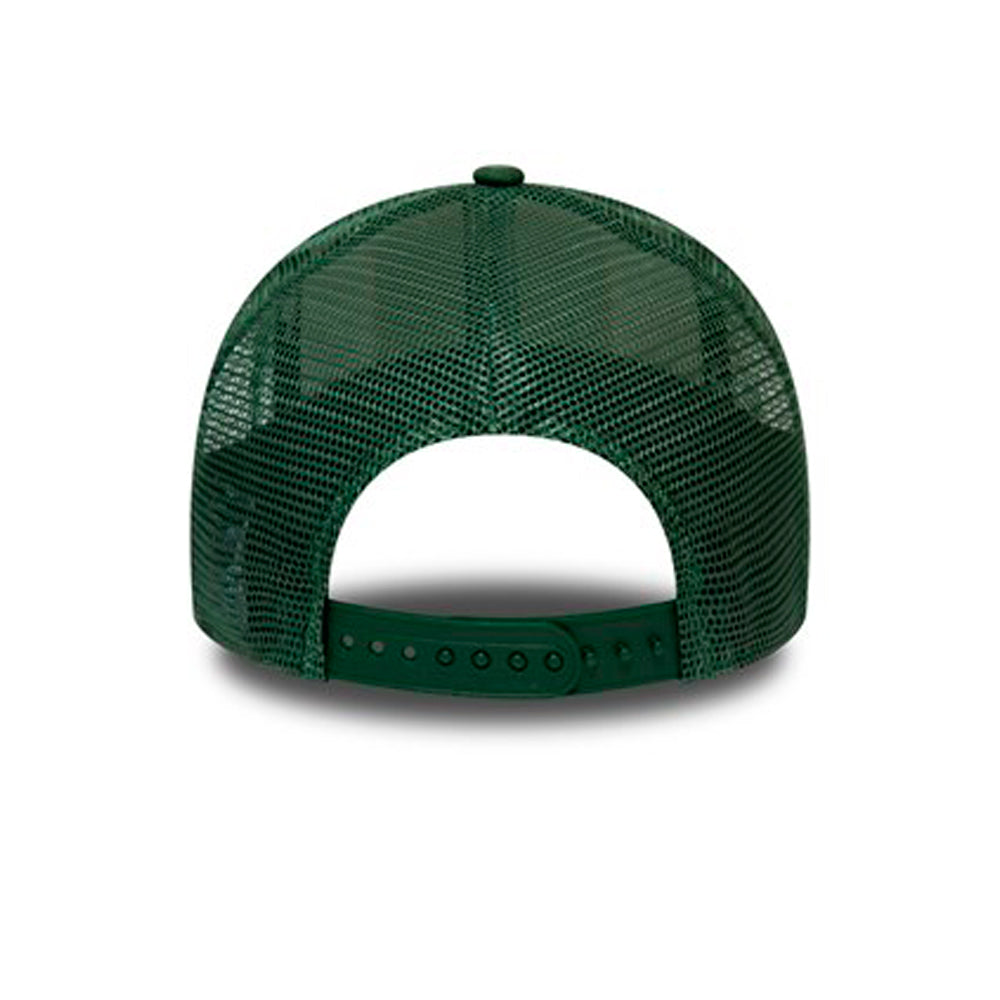 New Era Green Bay Packers Graphic Patch A Frame 9Forty Trucker Snapback Green White Grøn Hvid 12490272