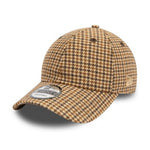 New Era Houndstooth Check 9Twenty Adjustable Justerbar Brown Beige Brun 60141481