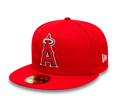New Era MLB Los Angeles LA Angels 59Fifty Authentic Fitted Red Rød 12593087 