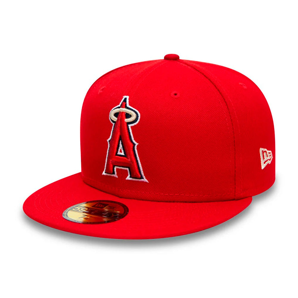 New Era MLB Los Angeles LA Angels 59Fifty Authentic Fitted Red Rød 12593087 