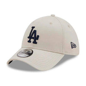 New Era MLB Los Angeles LA Dodgers 39Thirty Essential Flexfit Cream Navy Beige Blå 60222433