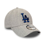 New Era LA Los Angeles Dodgers 39Thirty Flexfit Heather Grey Blue Grå Blå