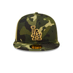 New Era MLB LA Dodgers 59Fifty Armed Forces Fitted Camo Gold Camouflage Guld 60233745