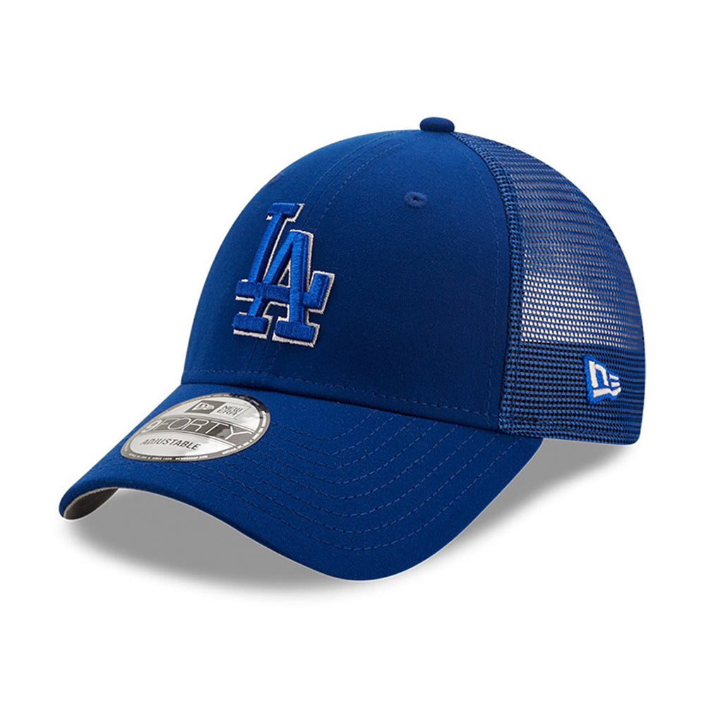 New Era MLB Los Angeles LA Dodgers 9Forty A Frame Trucker Adjustable Justerbar Blue Blå 60222306 