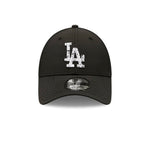 New Era MLB Los Angeles LA Dodgers  9Forty Adjustable Justerbar Black White Sort Hvid 60222496