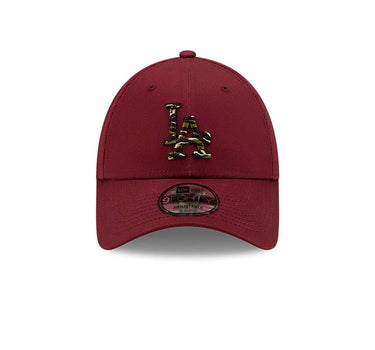 New Era MLB LA Dodgers 9Forty Adjustable Justerbar Maroon Wild Camo Rød Camouflage 60184799