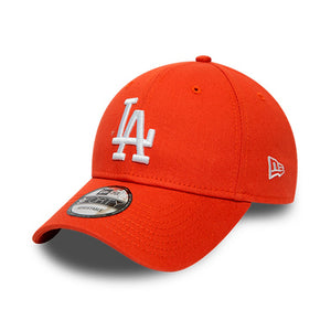 New Era MLB Los Angeles LA Dodgers 9Forty Youth Kids Børn Adjustable Justerbar Orange White Hvid 12514003