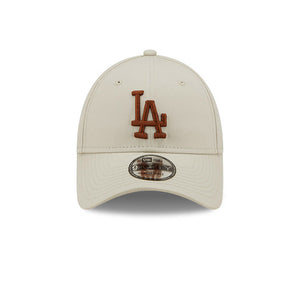 New Era MLB Los Angeles LA Dodgers 9Forty Essential Adjustable Cream Brown Beige Natural Brun 60184718
