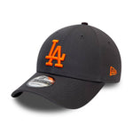 New Era MLB Los Angeles LA Dodgers 9Forty Essential Adjustable Justerbar Grey Orange Grå 60141857