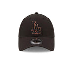 New Era MLB Los Angeles LA Dodgers 9Forty Gold Logo Snapback Black Sort 60184631 