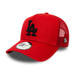 New Era MLB Los Angeles LA Dodgers A Frame Trucker Snapback Red Black Rød Sort 60141802