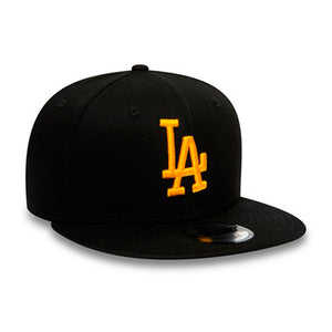 New Era LA Dodgers Essential 9fifty Snapback Black Yellow Sort Gul
