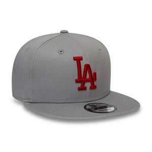 New Era LA Dodgers Essential 9fifty Snapback Grey Red Grå Rød