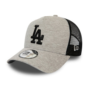 New Era MLB Los Angeles LA Dodgers Essential Jersey A Frame Trucker Snapback Grey Black Grå Sort 12490230