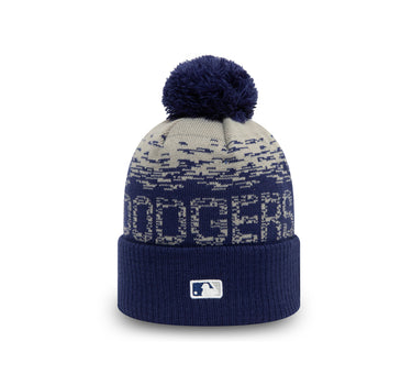 New Era LA Dodgers Sport Cuff Pom Beanie Blue Grey Blå Grå 11796967