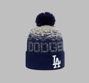 New Era LA Dodgers Sport Cuff Pom Beanie Blue Grey Blå Grå 11796967