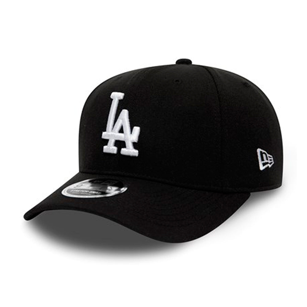 New Era LA Los Angeles Dodgers Stretch Snap 9Fifty Snapback Black White Sort Hvid