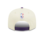 New Era Los Angeles LA Lakers 9Fifty NBA22 Draft Snapback Purple White Lilla Hvid 60243077