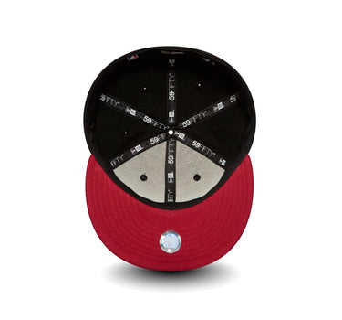 New Era NBA Miami Heat 59Fifty Essential Black Maroon Sort Rød 10861622