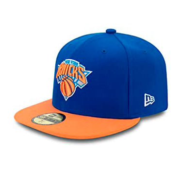 New Era NBA New York NY Knicks 59Fifty Fitted Blue Orange Blå 10861621