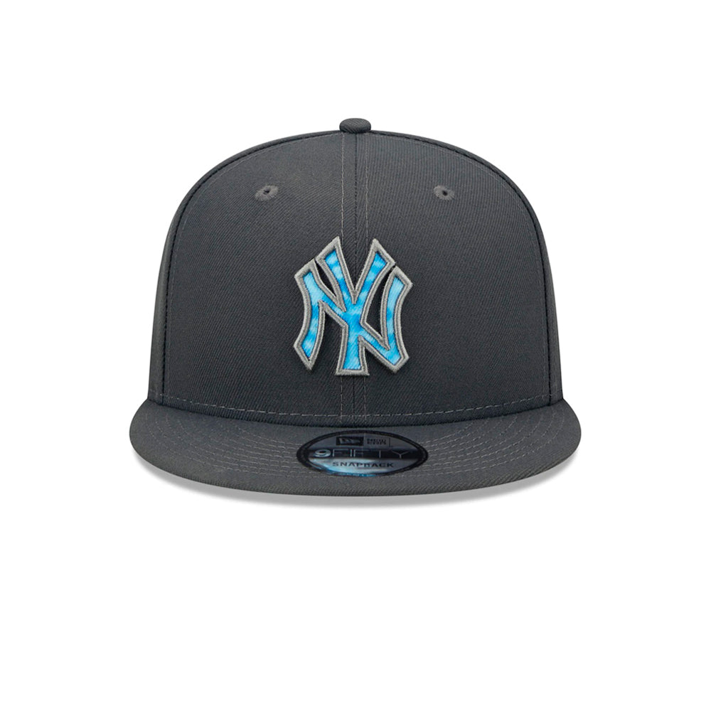 New Era New York NY Yakees 9Fifty Fathers Day Snapback Graphite Grey Blue Grå Blå 60234096