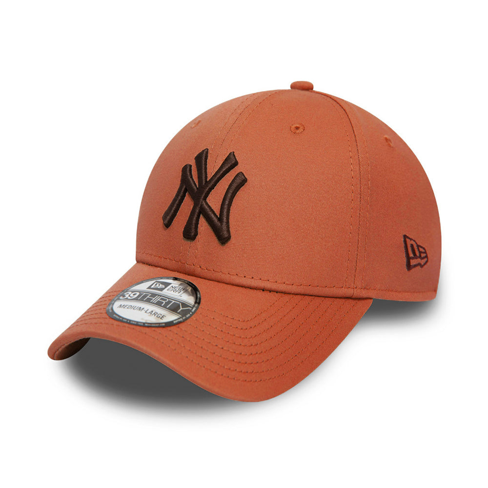 New Era MLB New York NY Yankees 39Thirty Essential Flexfit Brown Brun 60112814