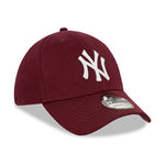 New Era NY Yankees 39thirty Flexfit Maroon White Rød Hvid 12523891