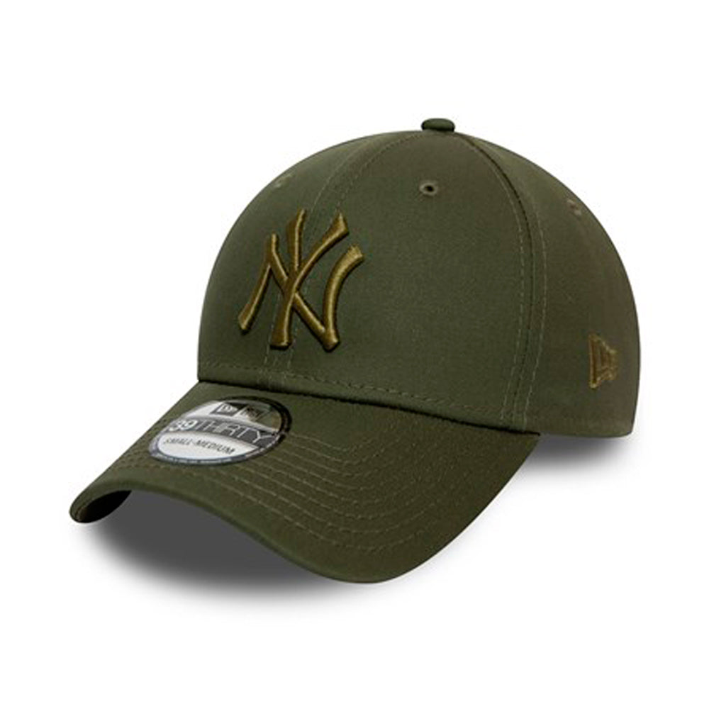 New Era MLB New York NY Yankees 39thirty Flexfit Green Olive Grøn