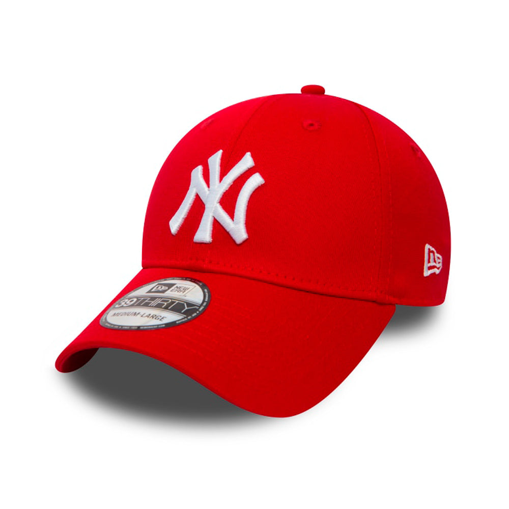 New Era MLB New York NY Yankees 39Thirty Flexfit Scarlet White Rød Hvid 10298276