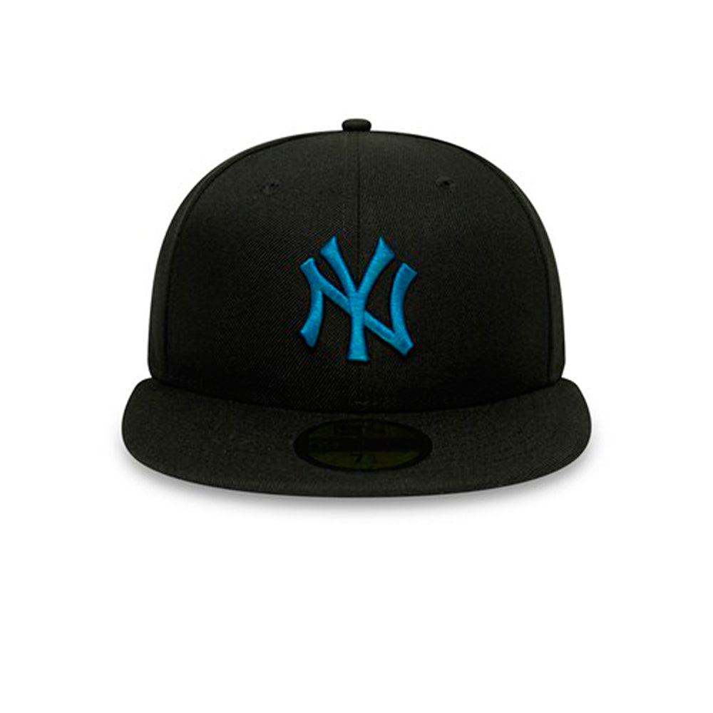 New Era NY New York Yankees 59Fifty Essential Fitted Black Blue Sort Blå 12490185