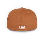 New Era MLB New York NY Yankees 59Fifty Essential Fitted Brown White Brun Hvid 60112581